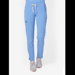 Figs Yola Skinny Scrub Pant - Ceil Blue - XXS Tall